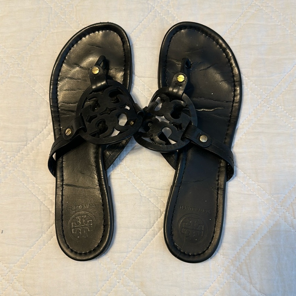 Well Loved used TORY BURCH Miller Sandal sz 9.5